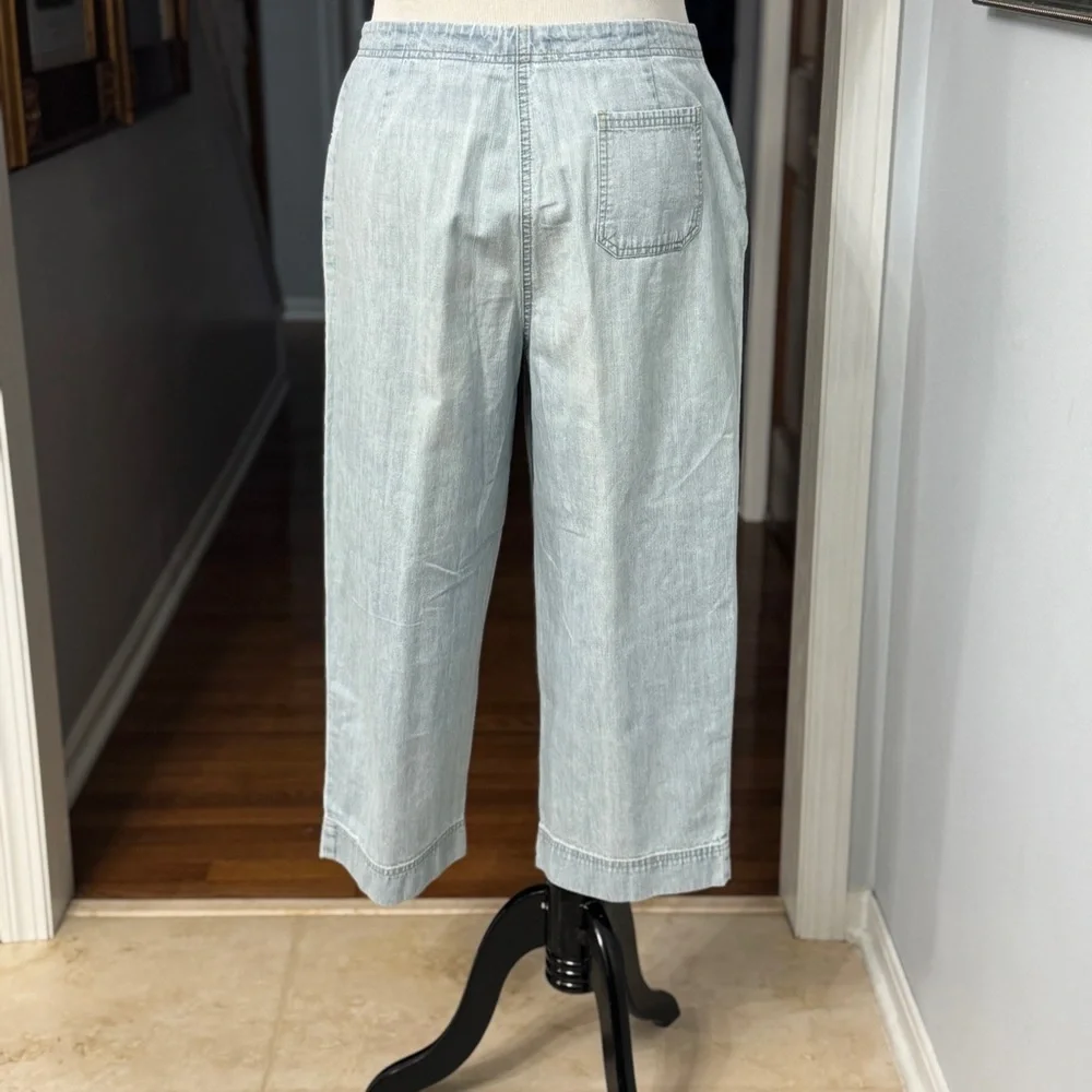 Marsh Landing‎ Light Blue Wide-Leg Lightweight Jeans 14